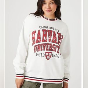 Harvard Collegiate Academia Pullover Sweatshirt